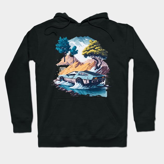 Summer Art DMC DeLorean Hoodie by Shop Goods